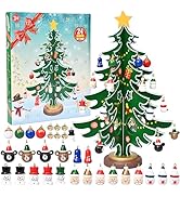 Amazon.co.jp: アドベントカレンダー 2025 クリスマスツリー 24日間